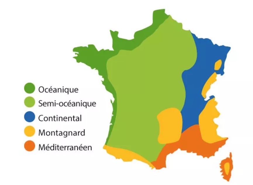 zones climatiques