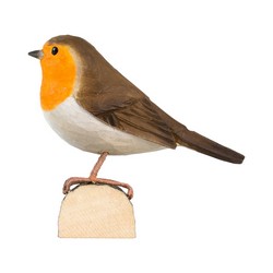 Rouge-gorge familier (bois)