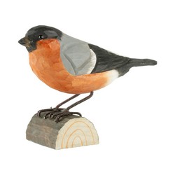 Bouvreuil pivoine (bois)